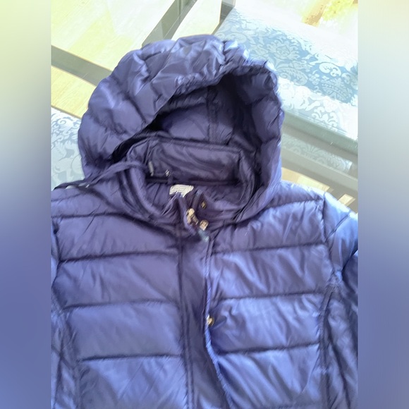 32 Degrees Blue Hooded Puffer Jacket - Picture 3 of 4